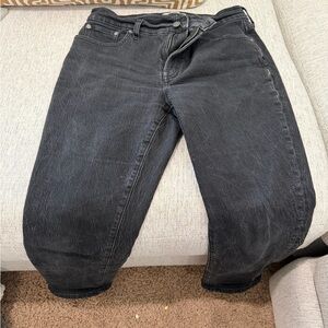 Madewell Charcoal Denim Jeans